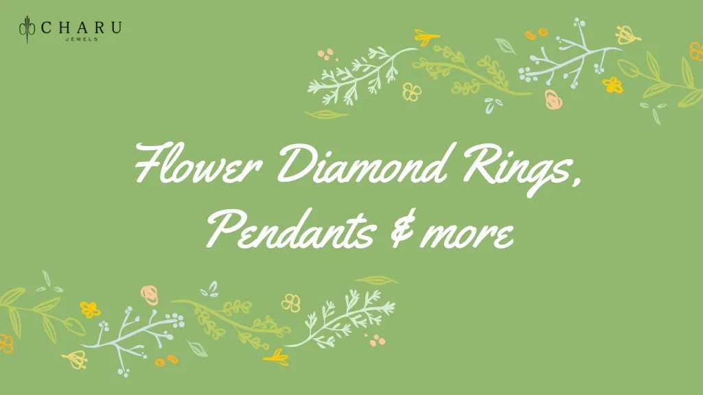 flower diamond rings pendants more n.