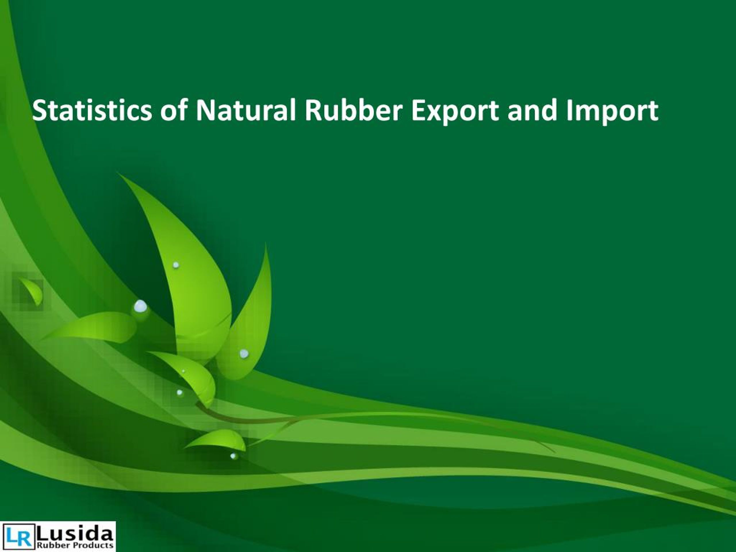 rubber export