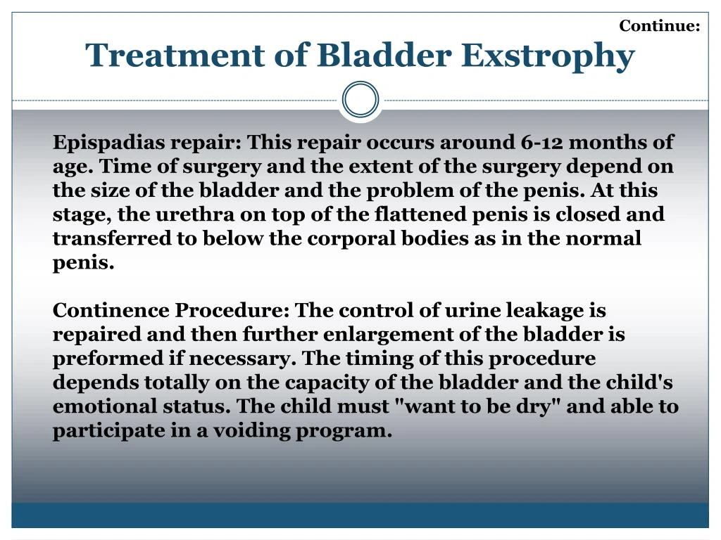 PPT - Bladder Exstrophy PowerPoint Presentation - ID:7932163