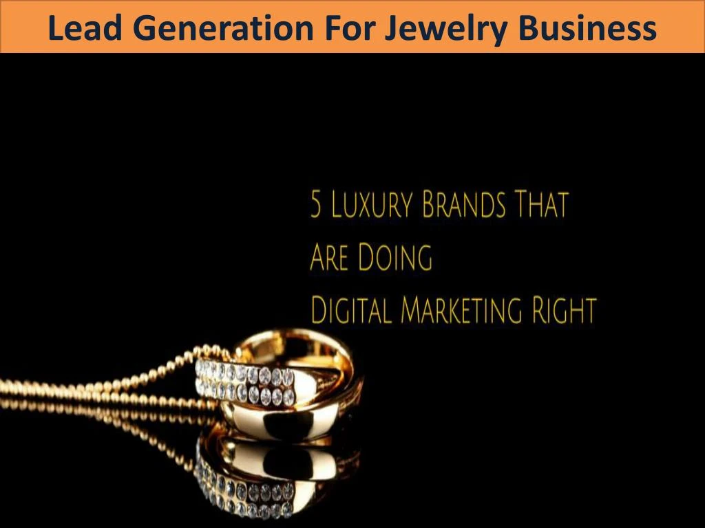 lead generation for jewelry business n.