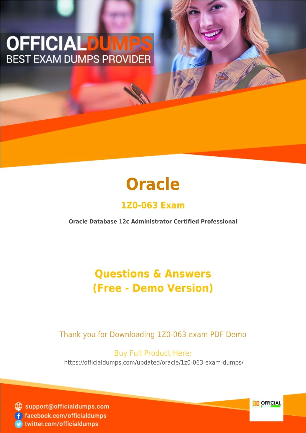 Ppt 1z0 063 Learn Through Valid Oracle 1z0 063 Exam Dumps Real 1z0 063 Exam Questions Powerpoint Presentation Id