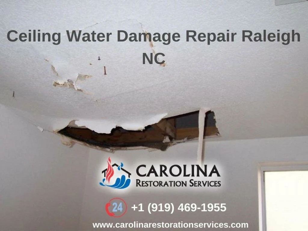 Ppt Ceiling Water Damage Repair Raleigh Nc Powerpoint