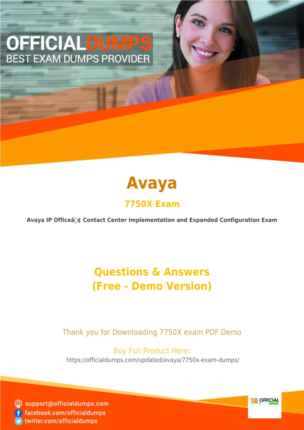 PPT - 7750X Dumps - Affordable Avaya 7750X Exam Questions - 100% Sns-Brigh10