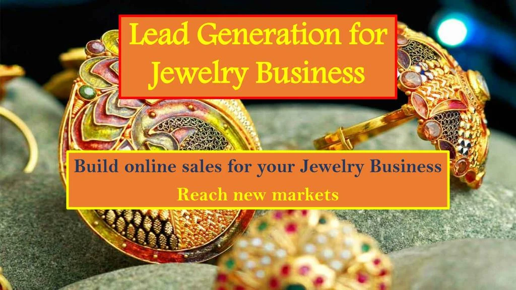 lead generation for jewelry business n.
