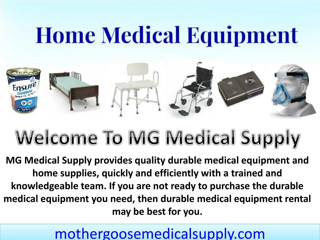 medical supply rental