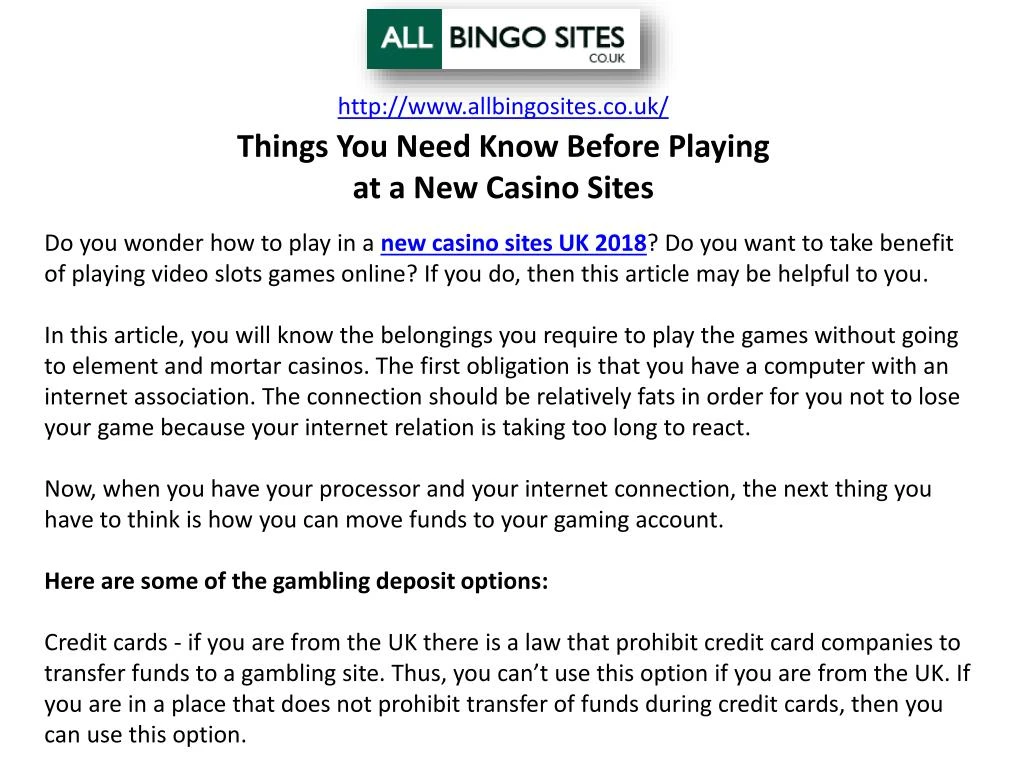 Do you need id to get into a casino no deposit