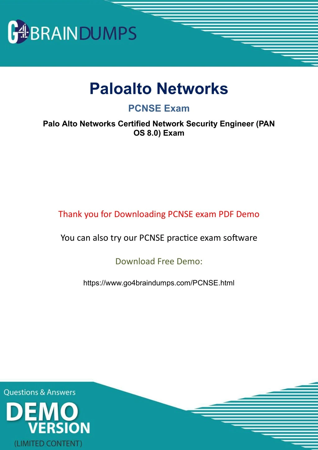 Exam PCNSE Tests