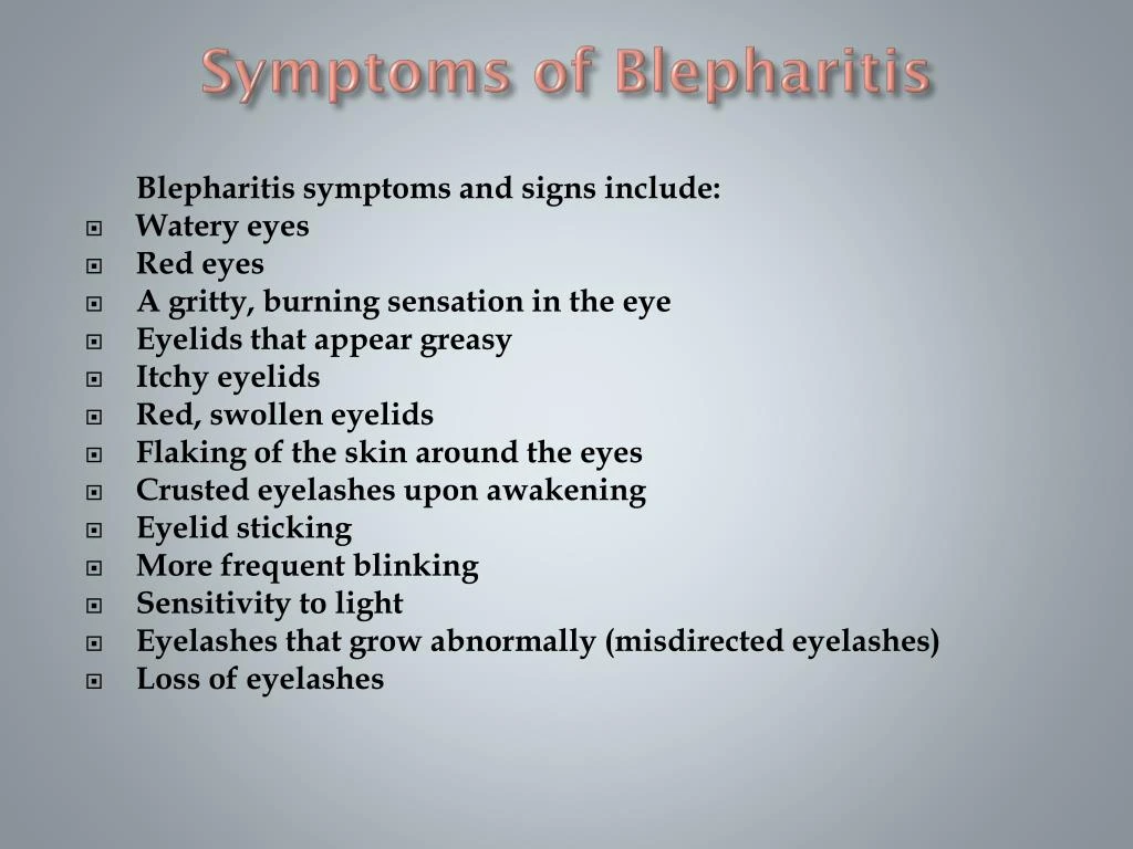 PPT - Blepharitis PowerPoint Presentation - ID:7935104