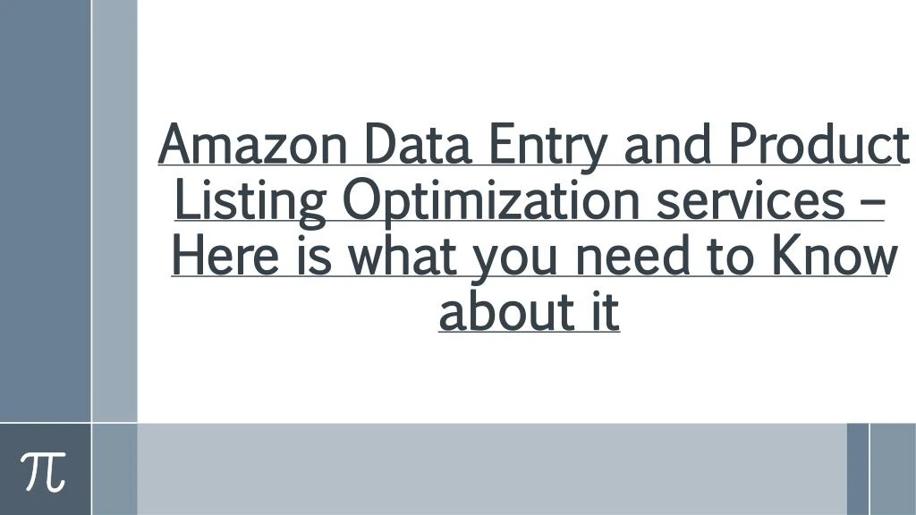 amazon listing optimization service