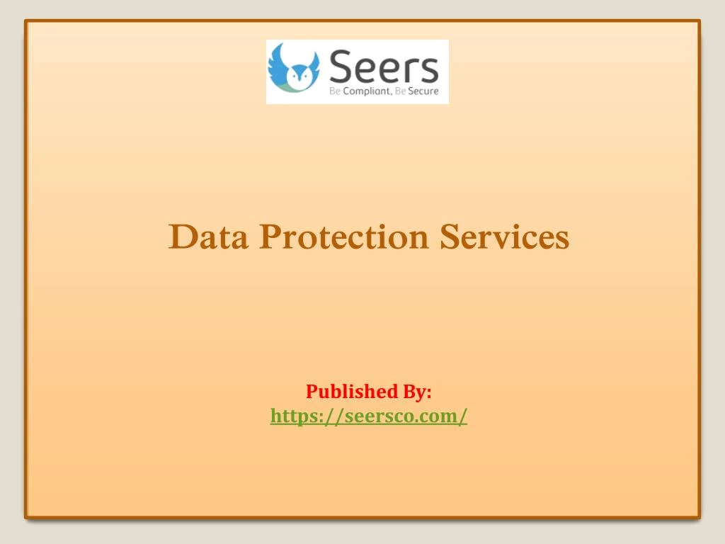data protection services published by https seersco com n.