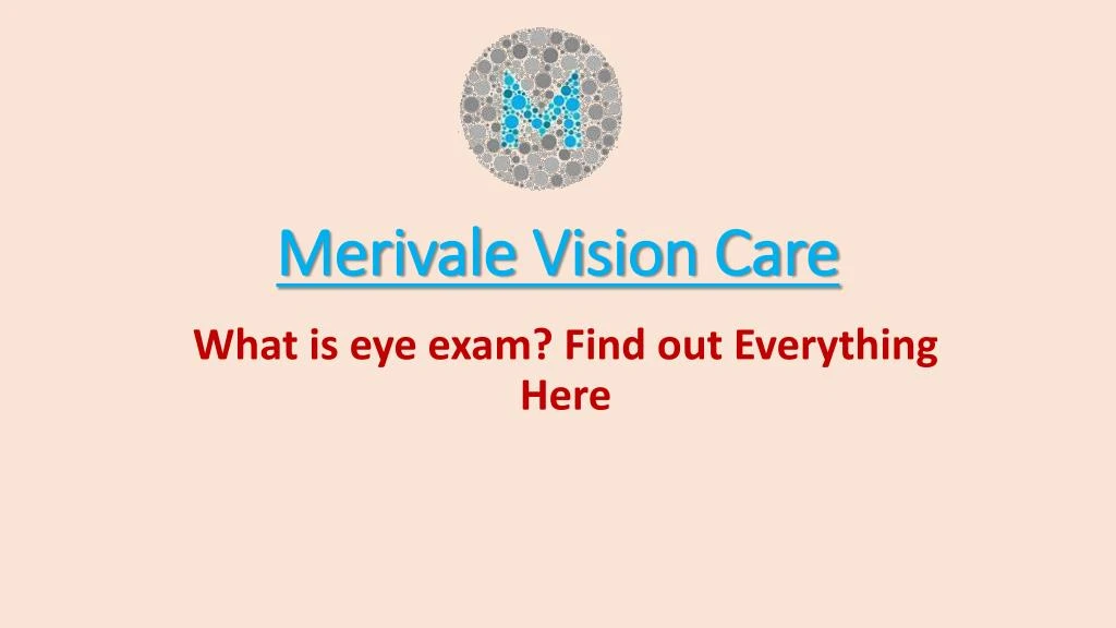 PPT What is eye exam? Find out Everything Here PowerPoint