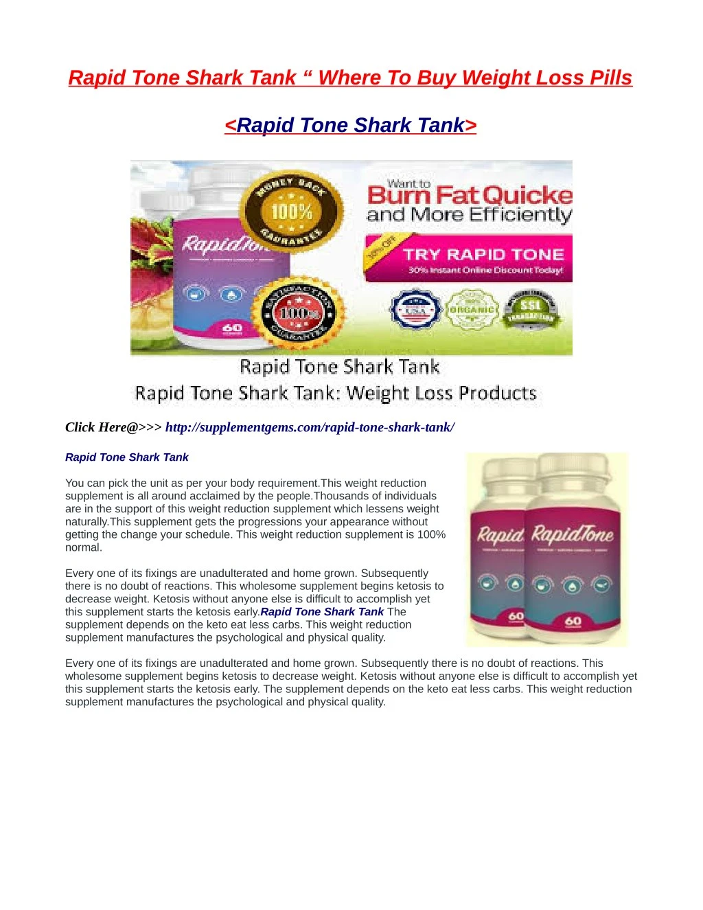 rapid tone shark tank where to buy weight loss n.