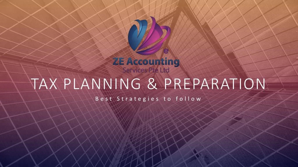 tax planning preparation n.