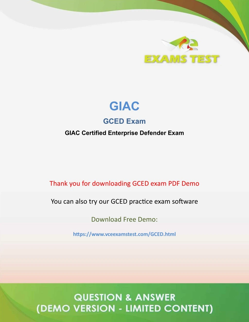 PPT - Get Valid GCED GIAC VCE Exam 2018 - [DOWNLOAD FREE DEMO ...