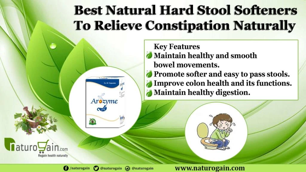 PPT - Best Natural Hard Stool Softeners to Relieve Constipation