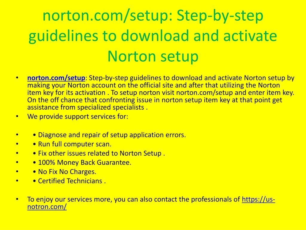 norton com setup step by step guidelines to download and activate norton setup n.
