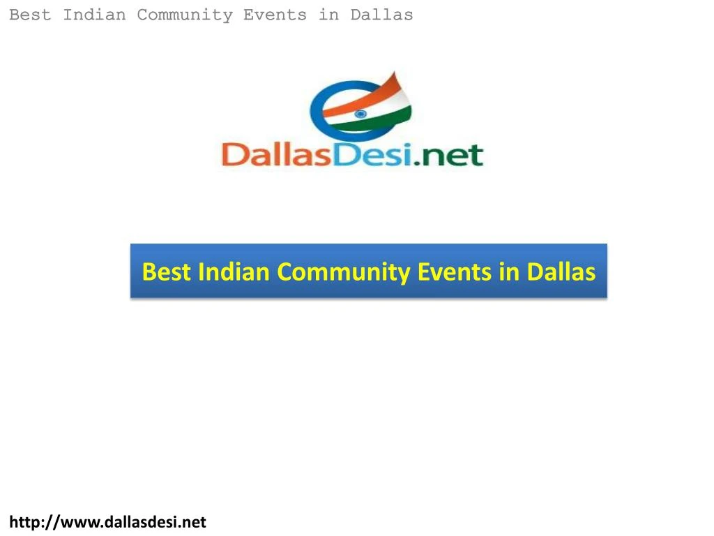 best indian community events in dallas n.