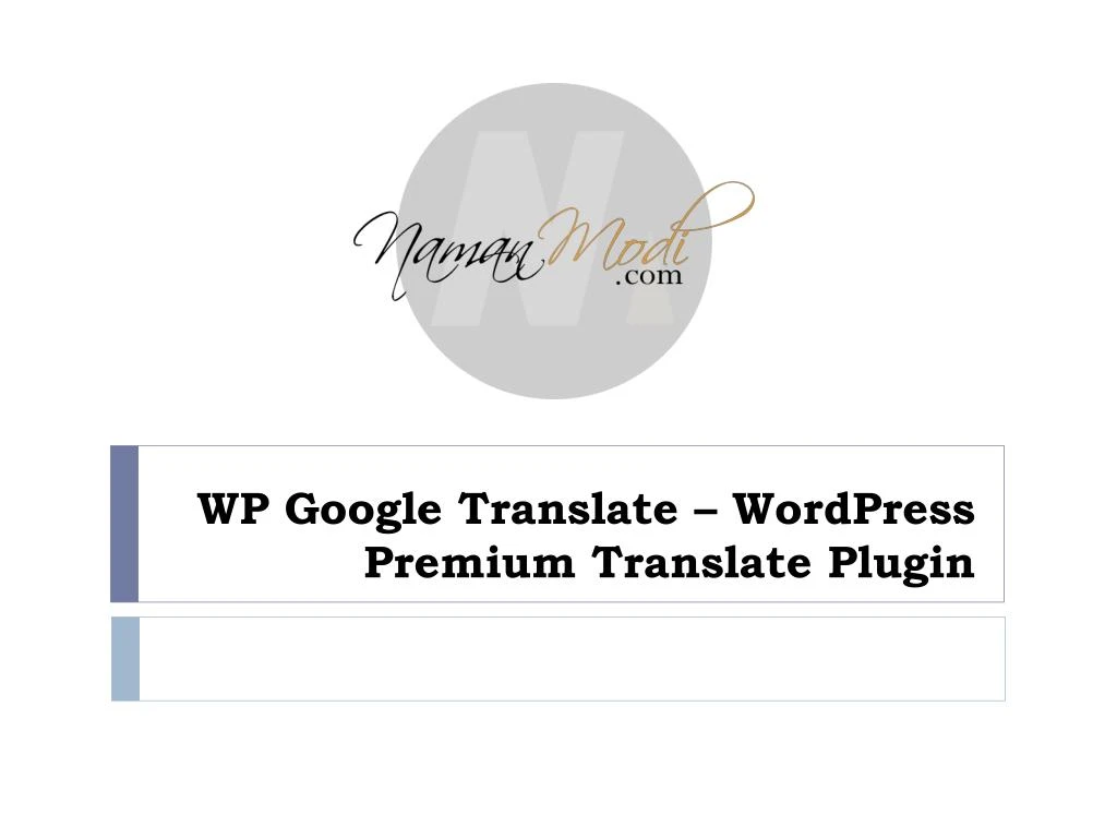 google translate pro wordpress plugin