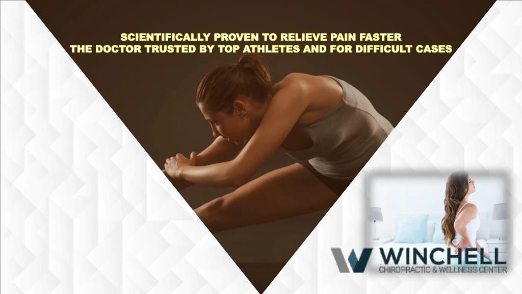 scientifically proven to relieve pain faster n.