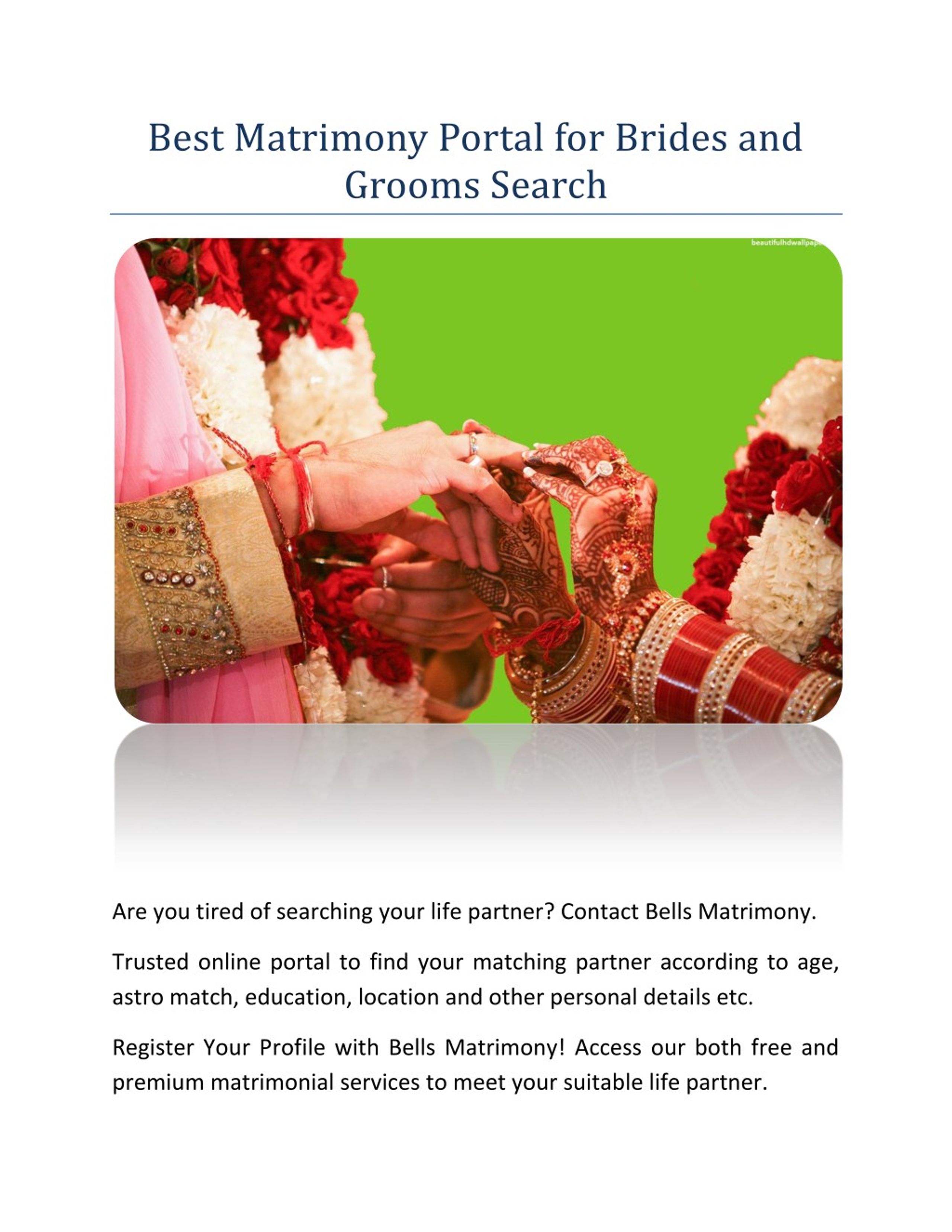 Matrimony search