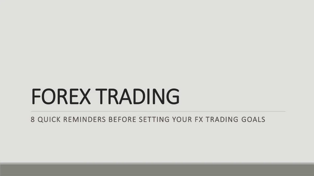 forex trading n.