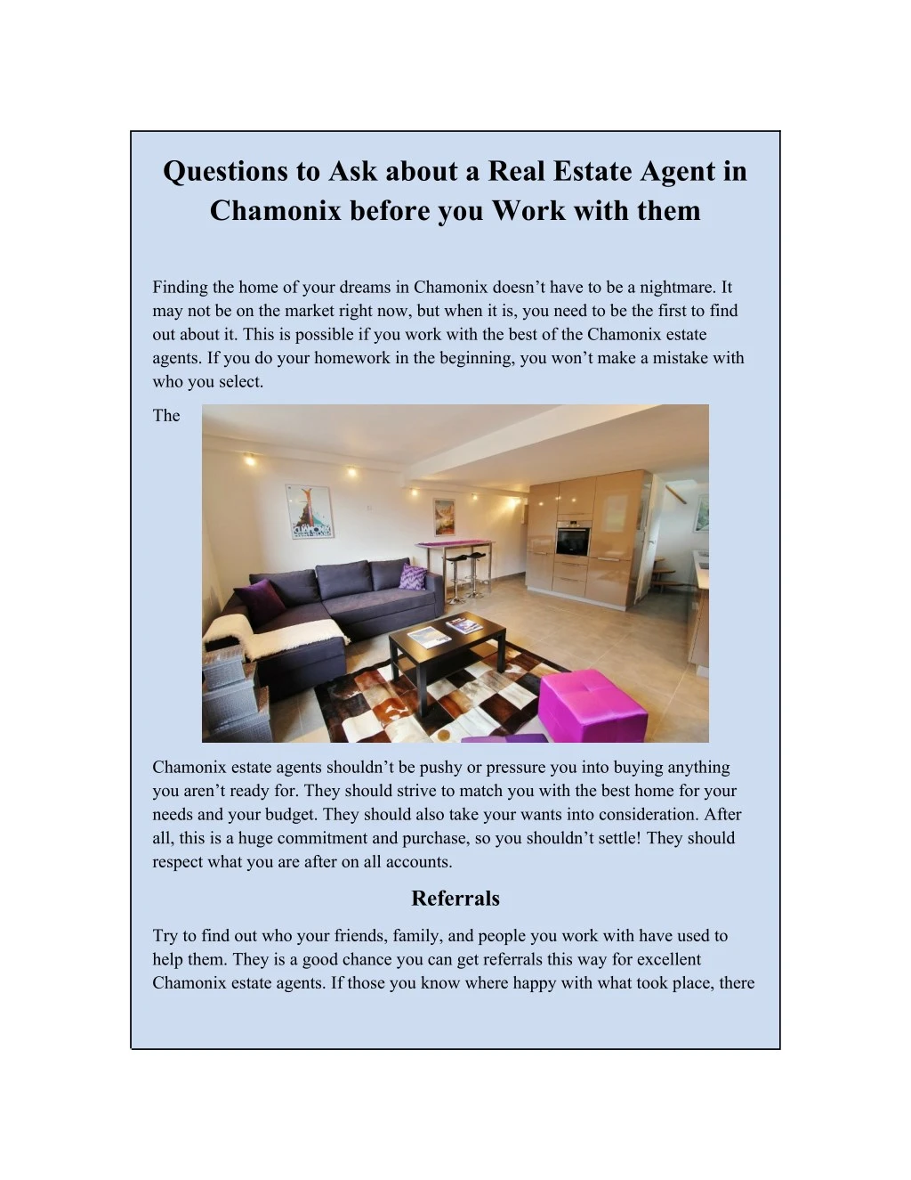 questions to ask estate agents when buying