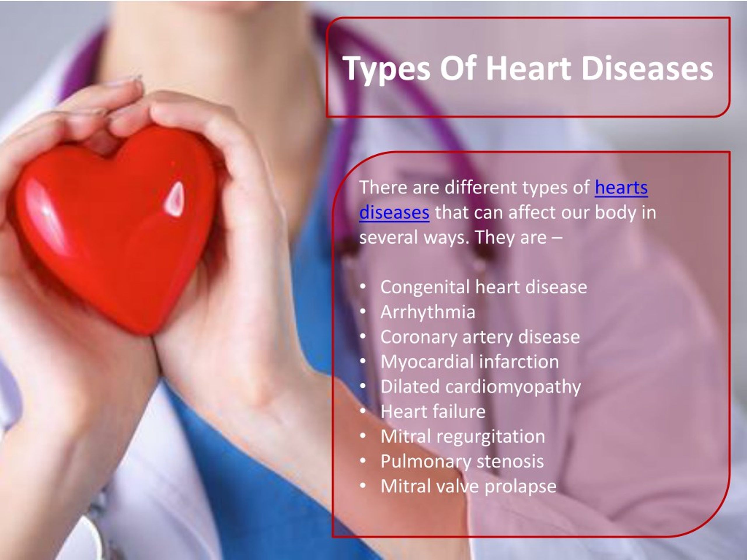 List Of Common Heart Conditions