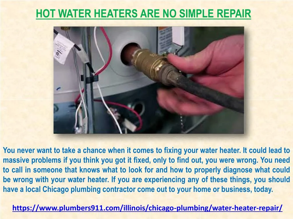hot water heaters are no simple repair n.