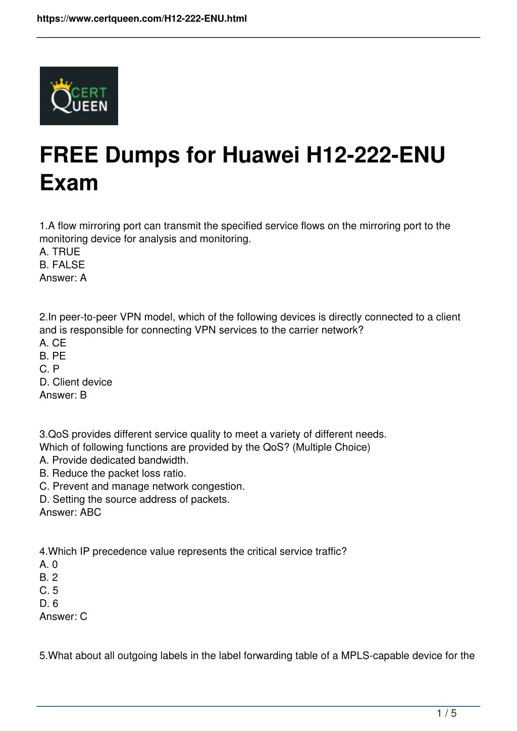 H12-921_V1.0 Testantworten
