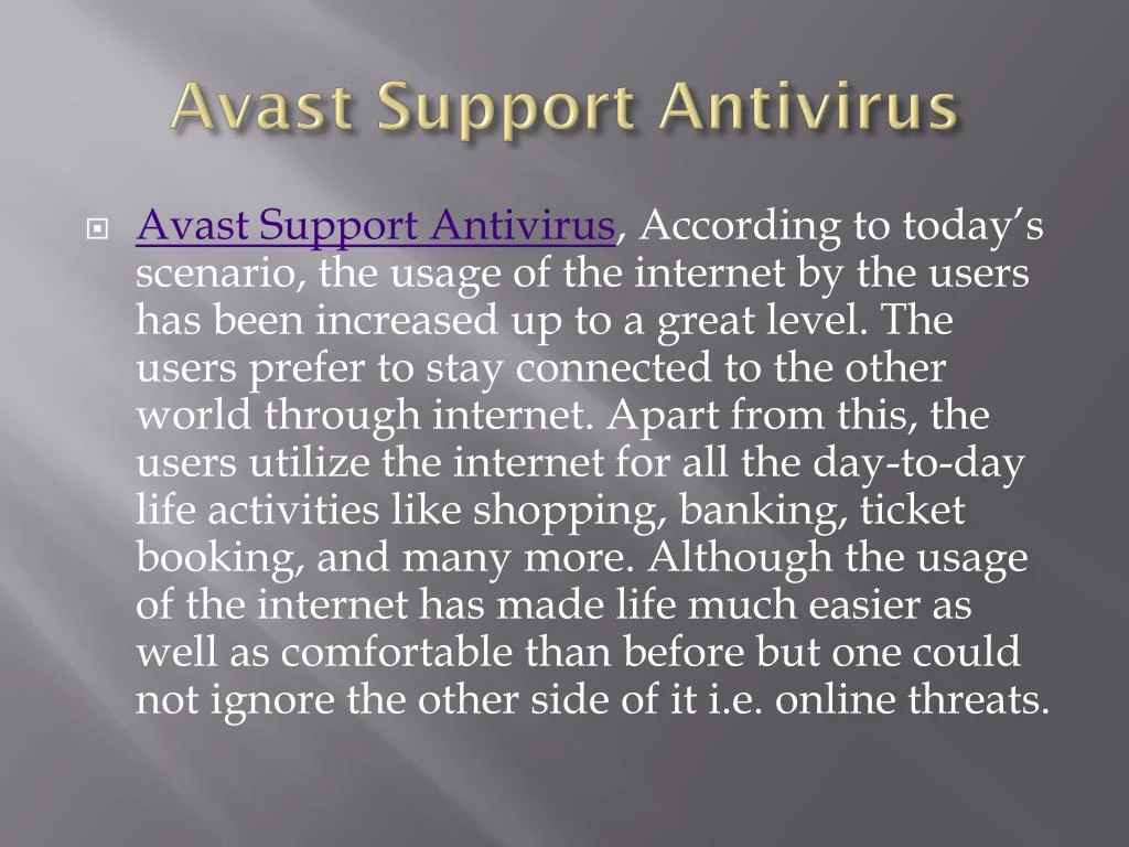 avast support antivirus n.