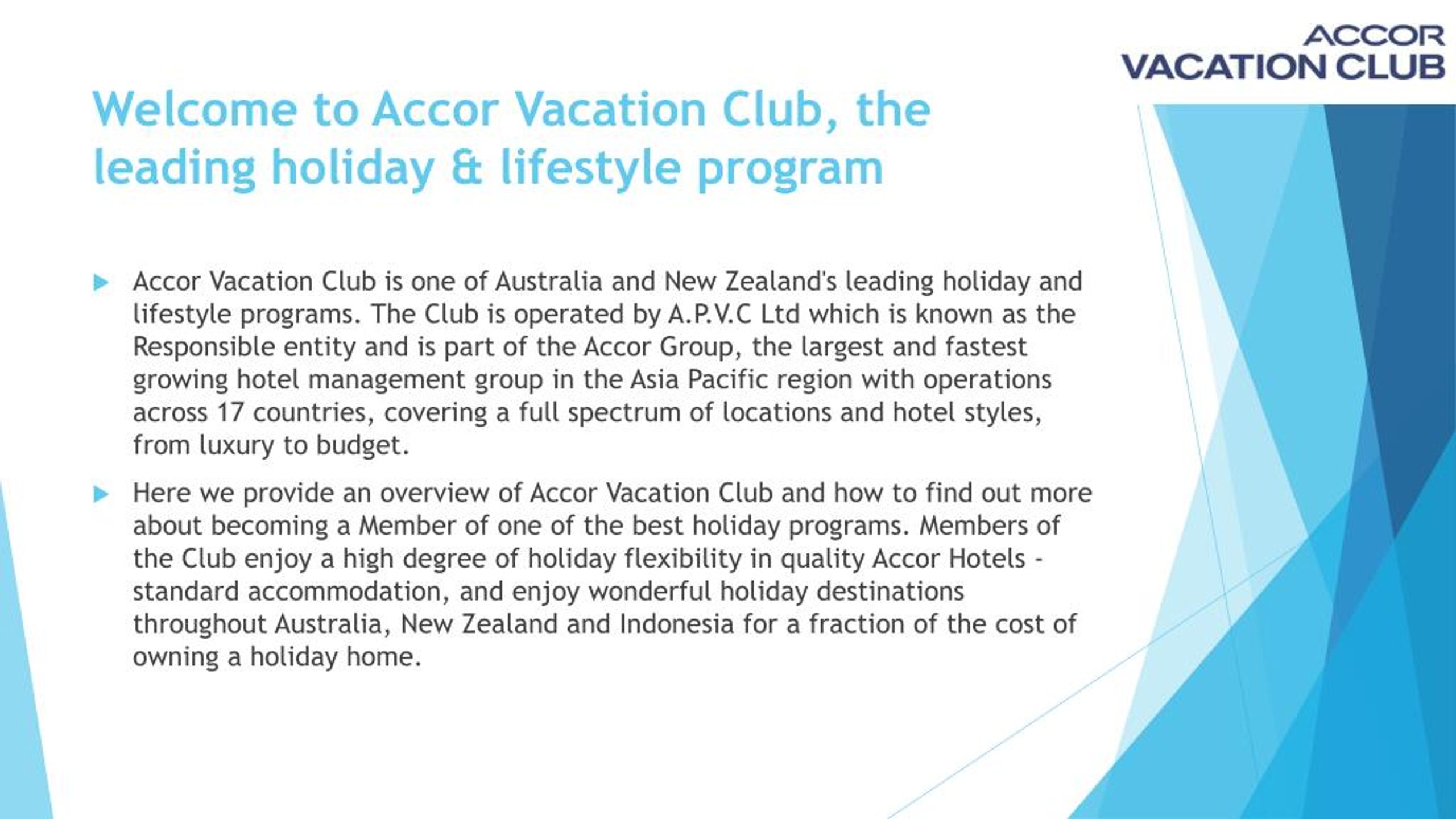 vacation club presentation offers