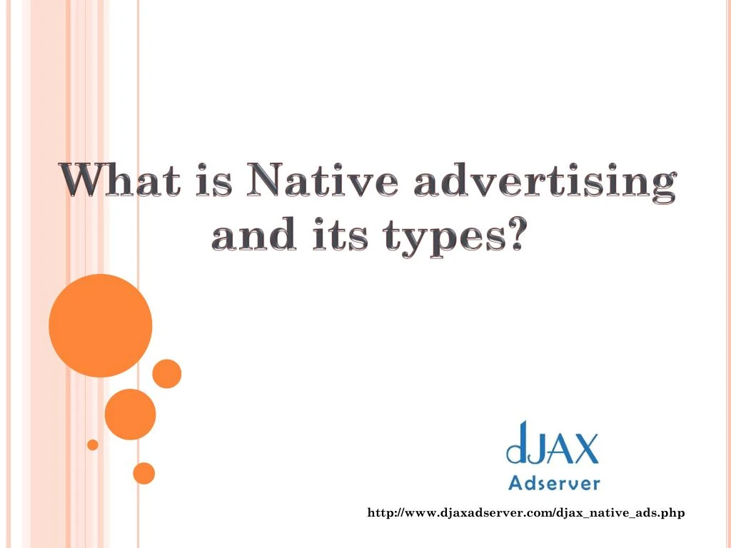what is native advertising and its types n.