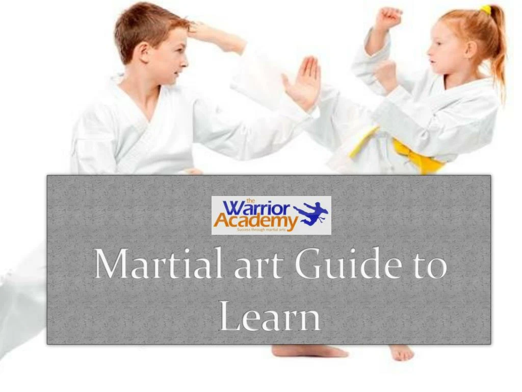PPT Martial art Guide to Learn PowerPoint Presentation, free download