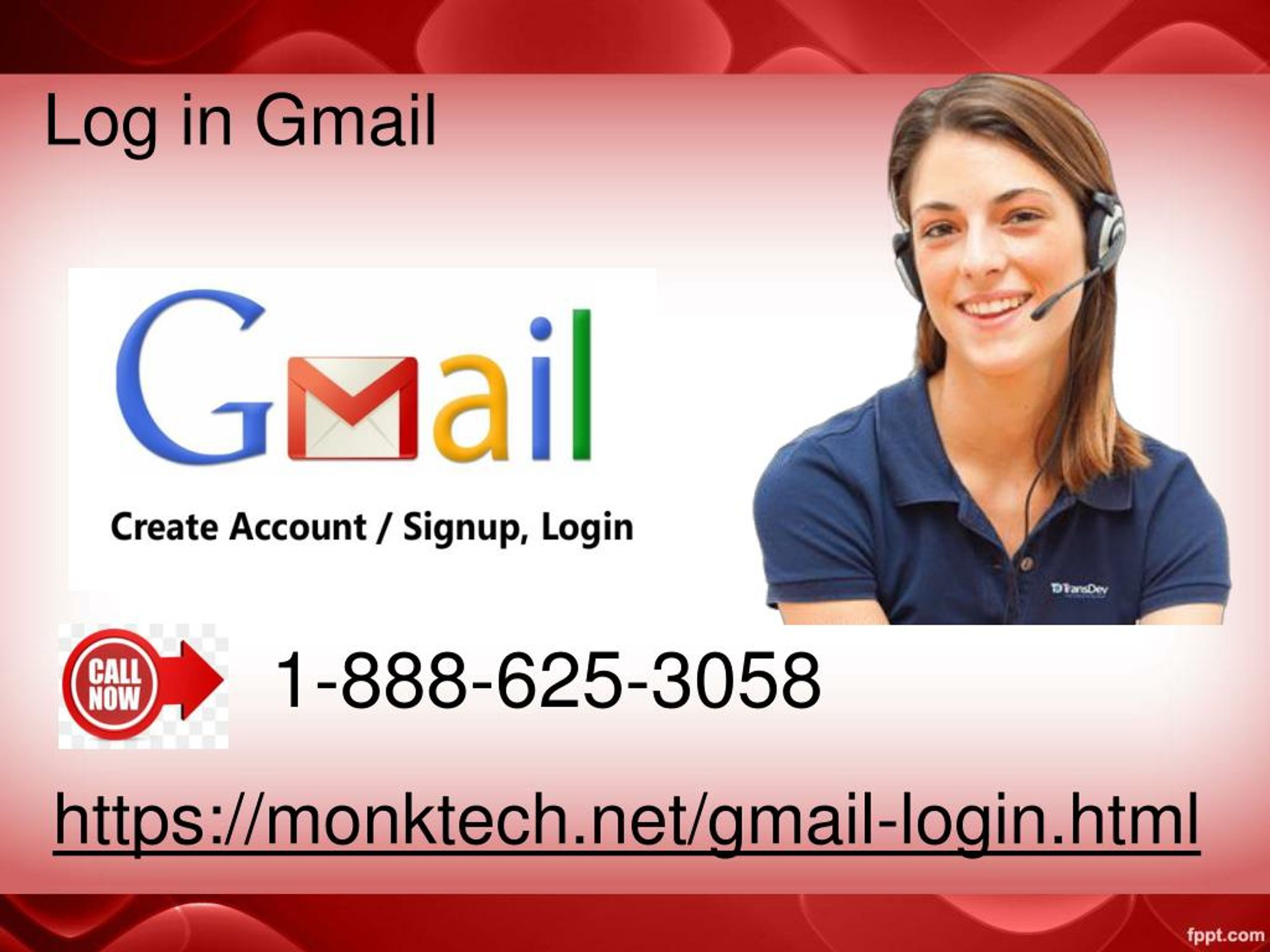 PPT Need assistance to log in Gmail 18886253058 at the time of 2