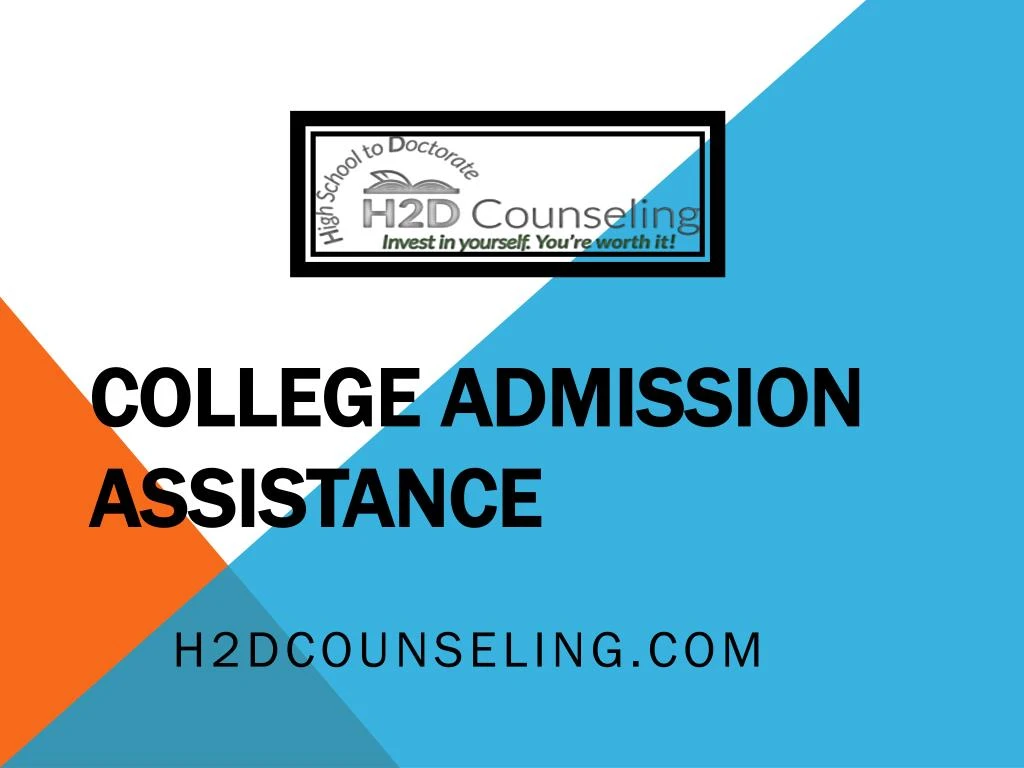 college admission assistance