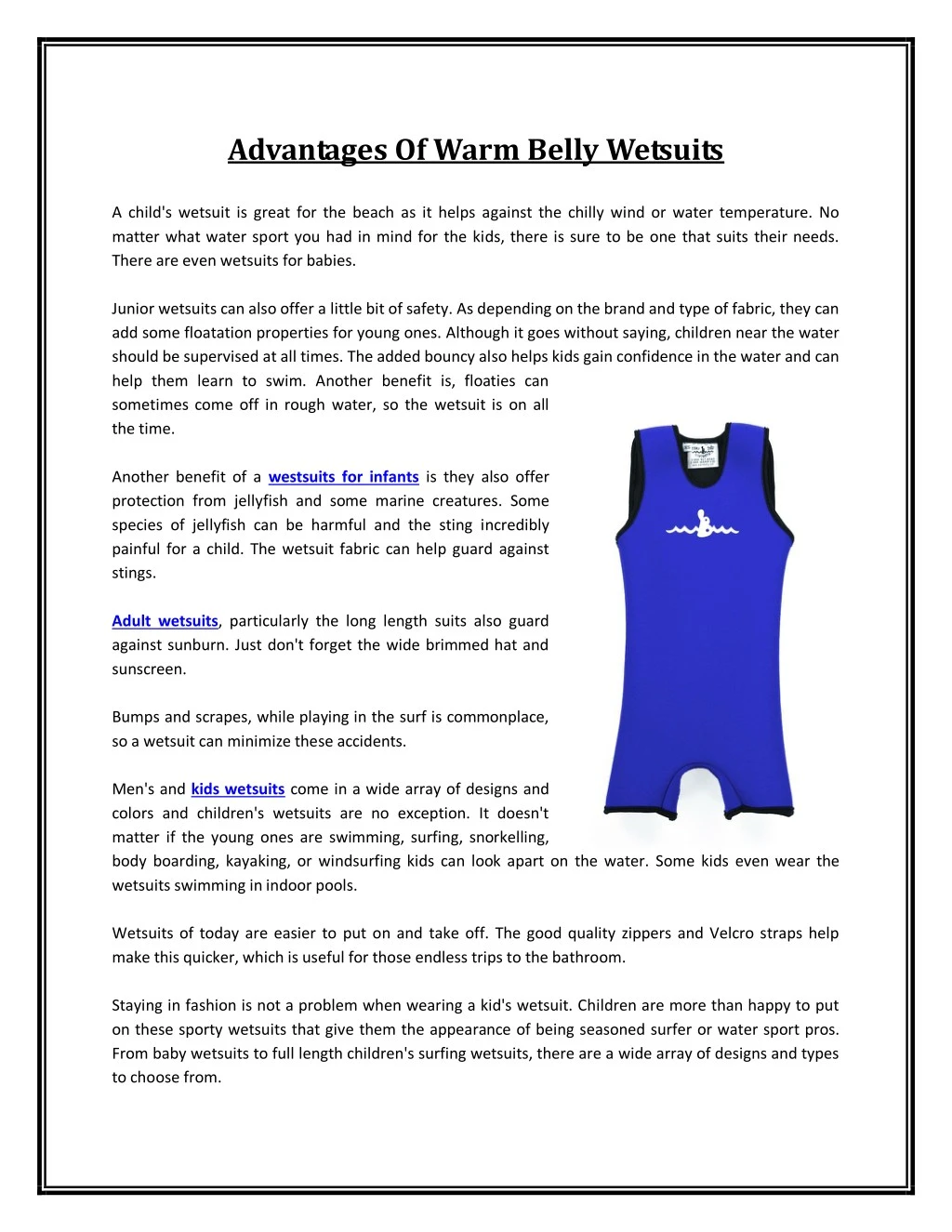 Ppt Advantages Of Warm Belly Wetsuits Powerpoint Presentation Free