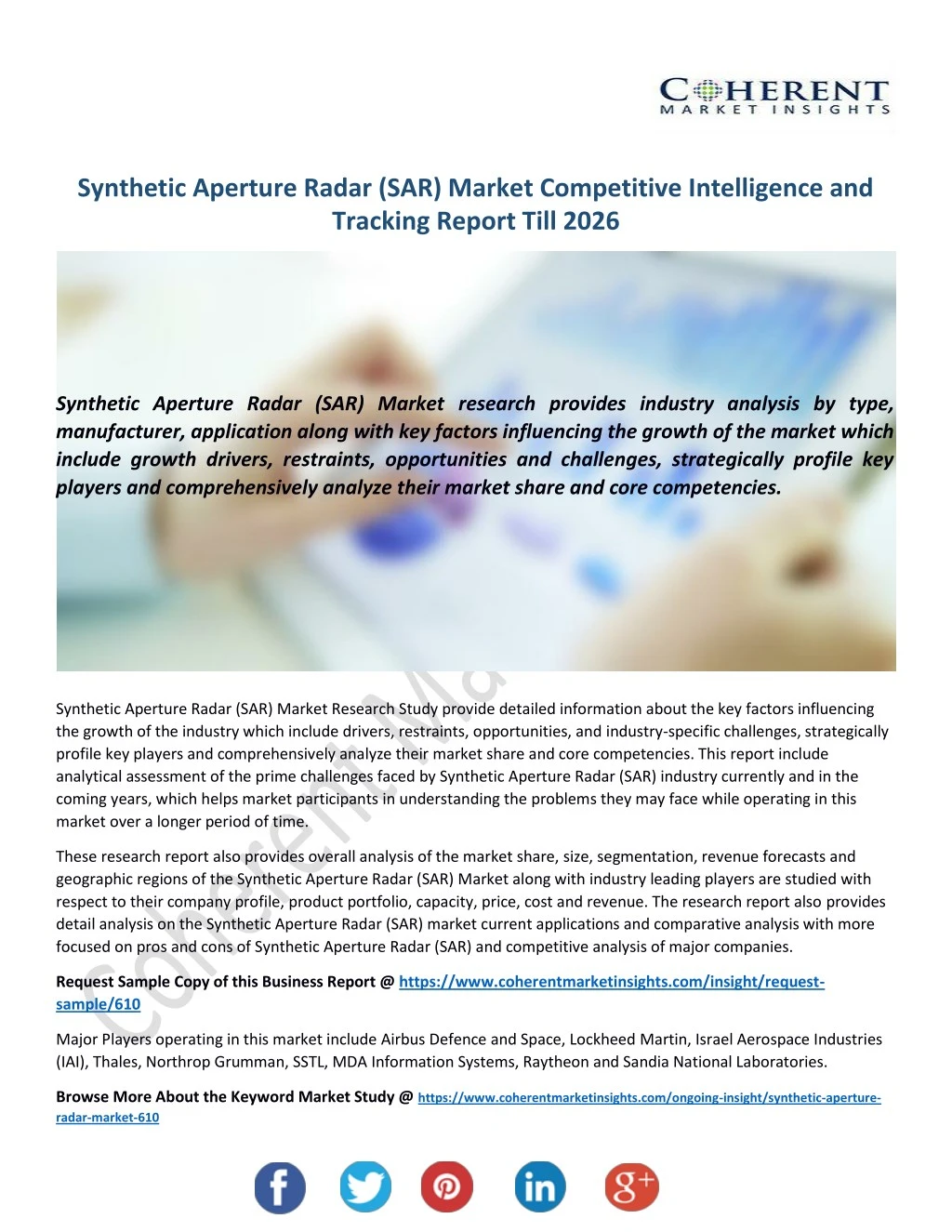 PPT - Synthetic Aperture Radar (SAR) Market Competitive Intelligence ...