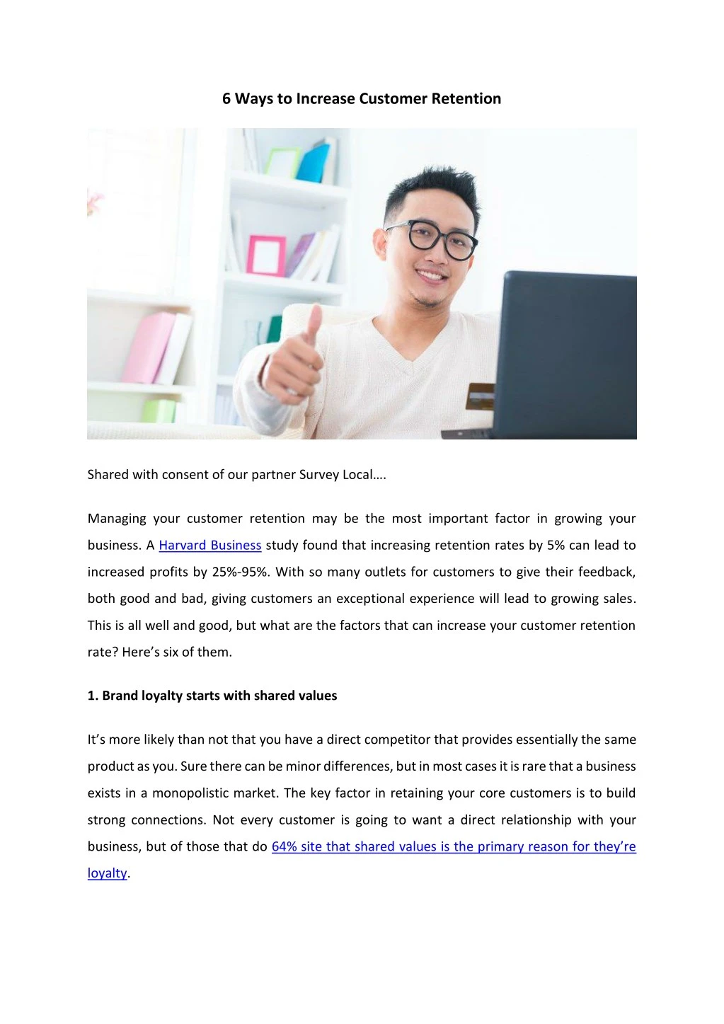 6 ways to increase customer retention n.