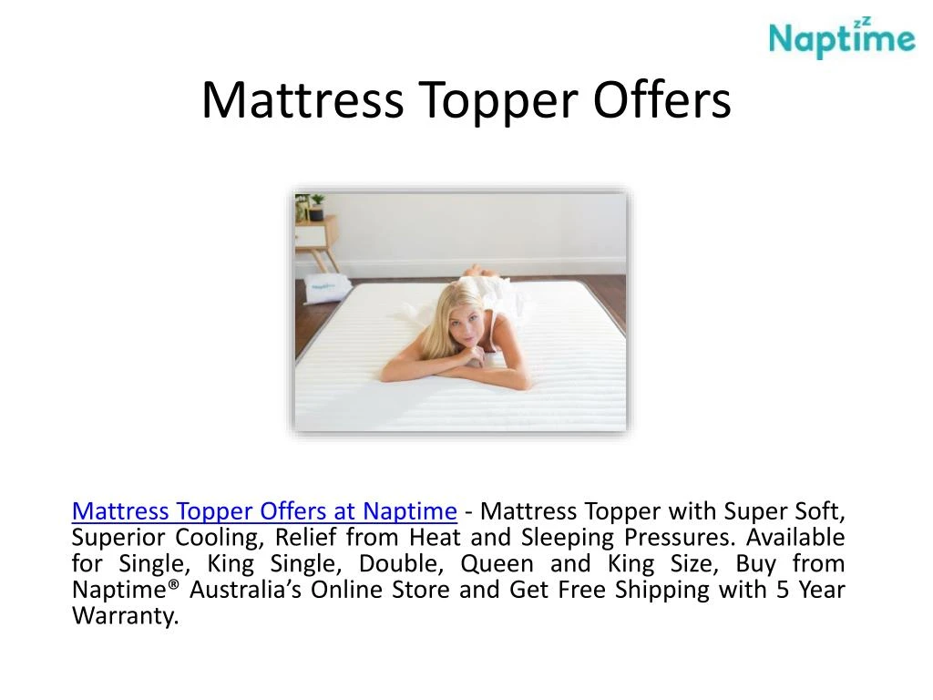 mattress topper offers n.