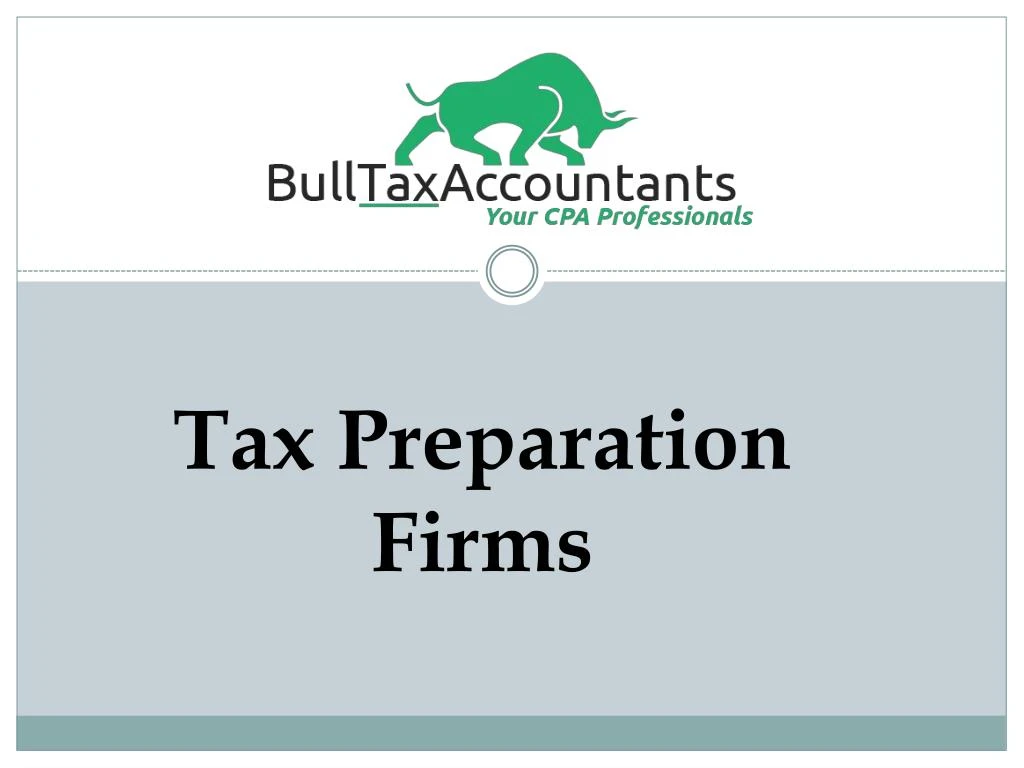 tax preparation firms n.