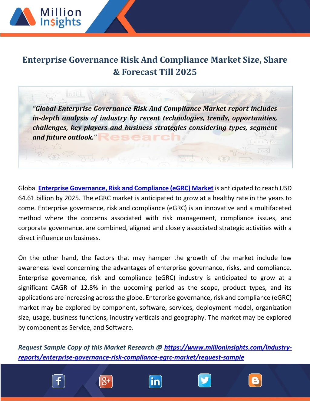 PPT - Enterprise Governance Risk And Compliance Market Size, Share ...