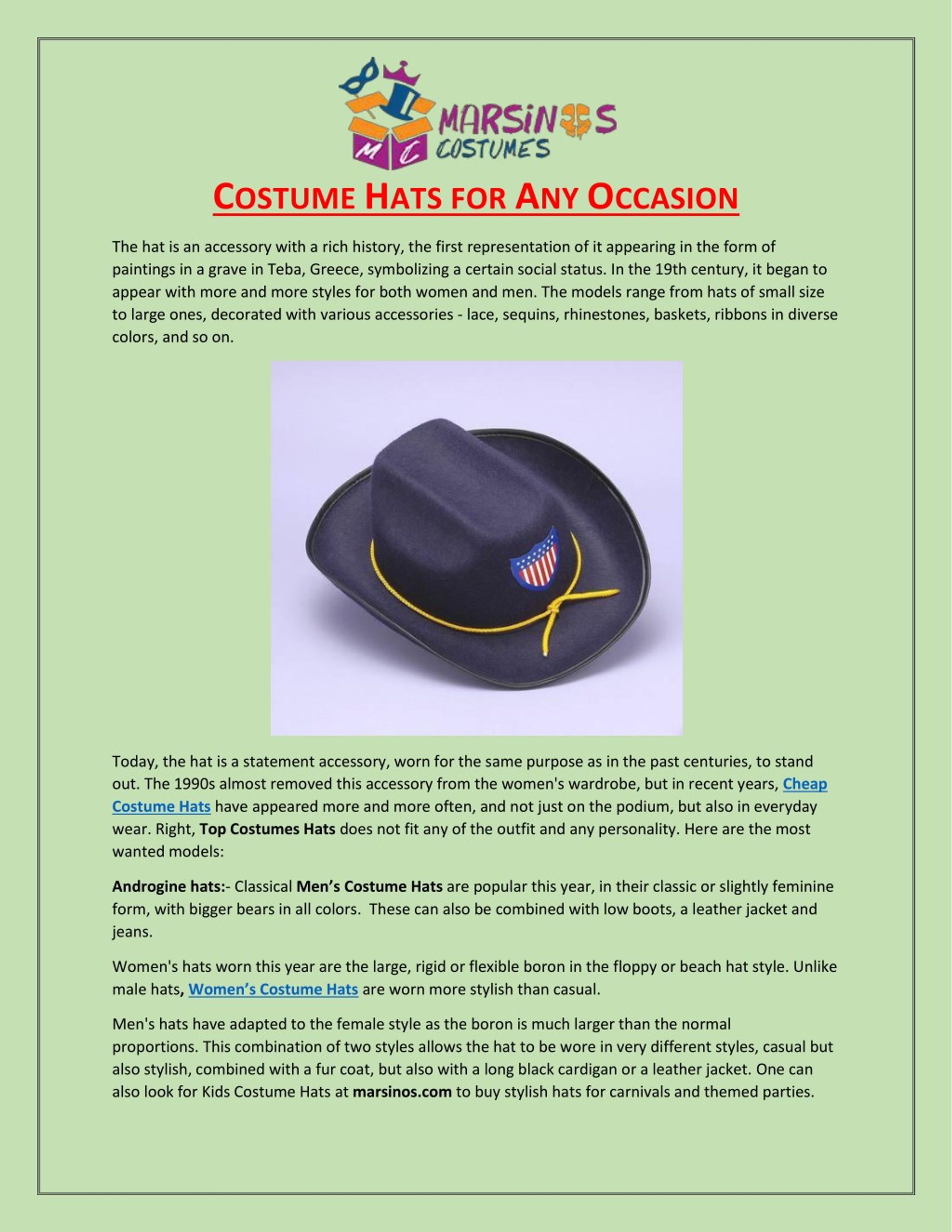 buy occasion hats