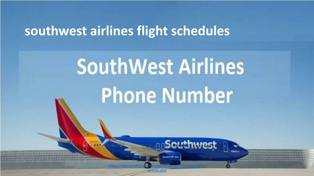southwest airlines flight schedules n.