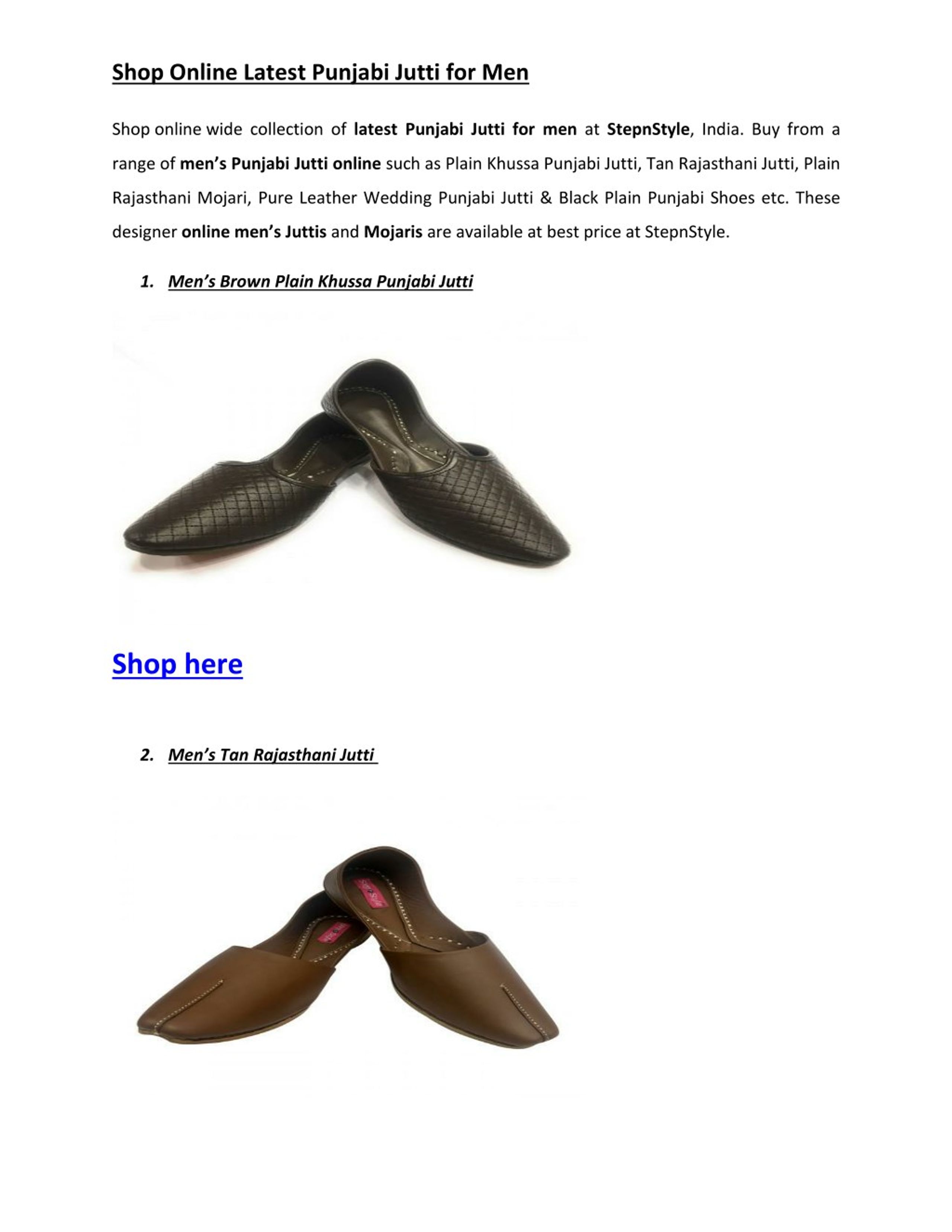 mojari shoes online shopping