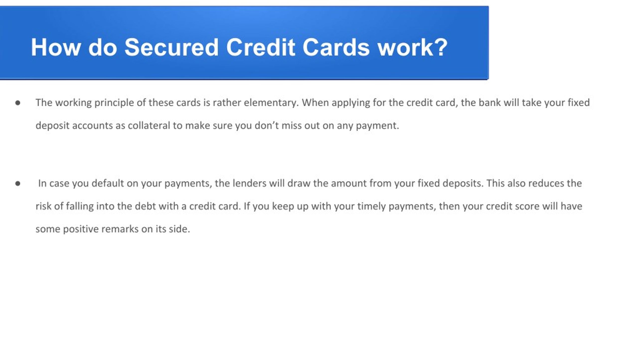 PPT - What Is Secured And Unsecured Credit Cards PowerPoint ...