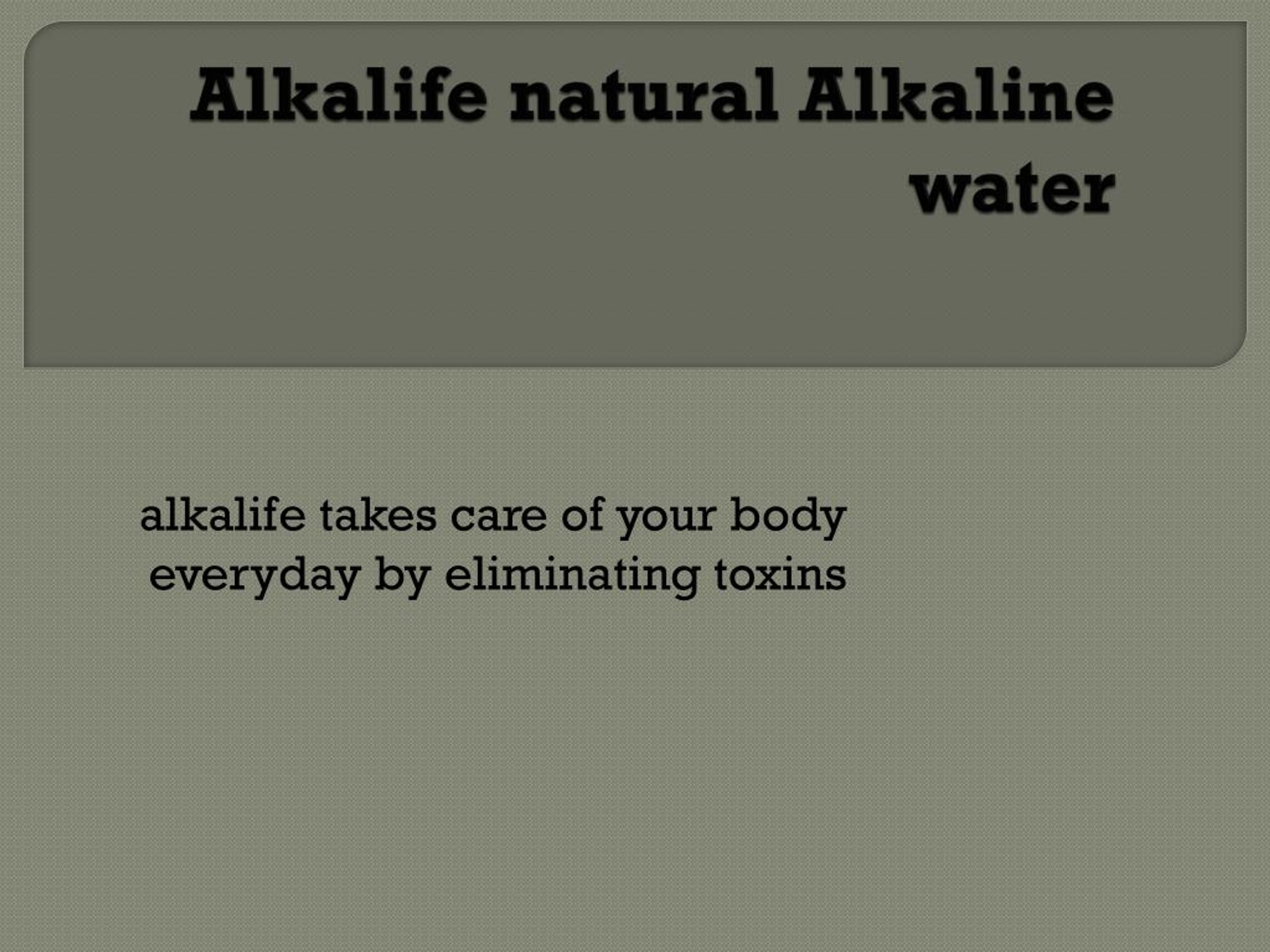 Ppt The Best Alkalife Alkaline Water Powerpoint Presentation Free Download Id7956417 6510