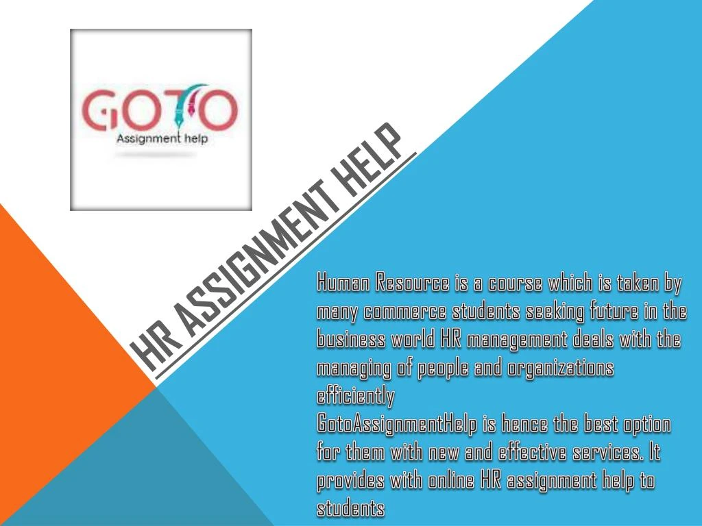 Hr homework help