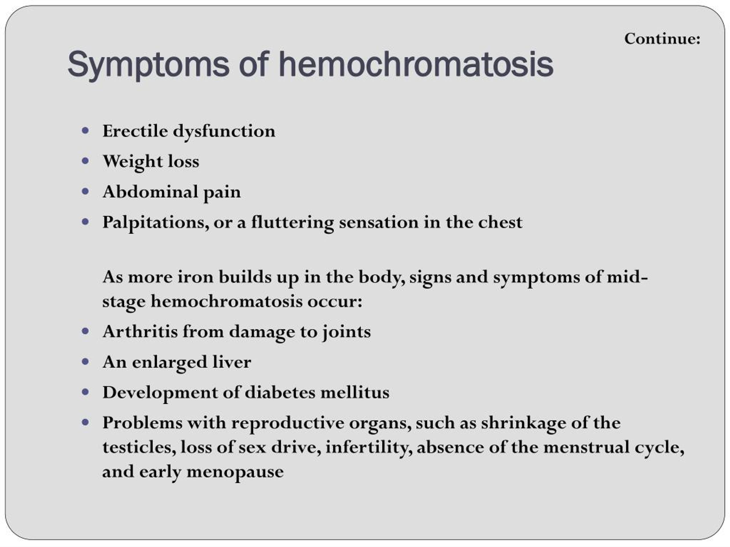 PPT Hemochromatosis PowerPoint Presentation free download ID