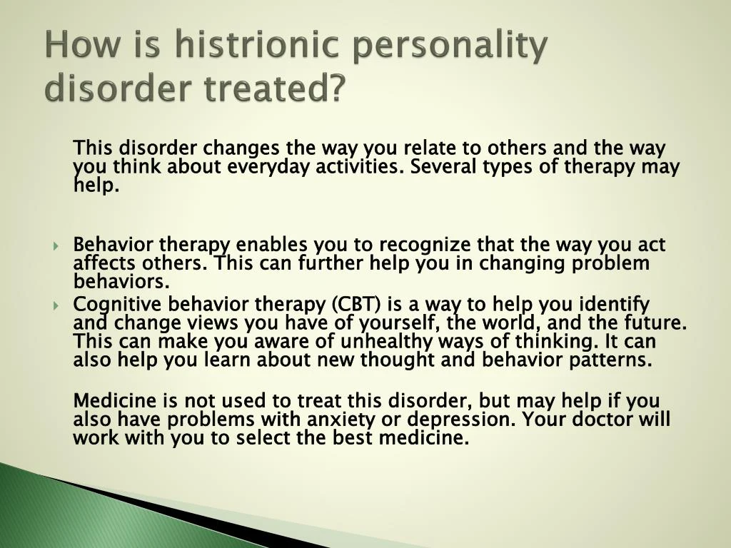 PPT - Histrionic Personality Disorder PowerPoint Presentation - ID:7958279