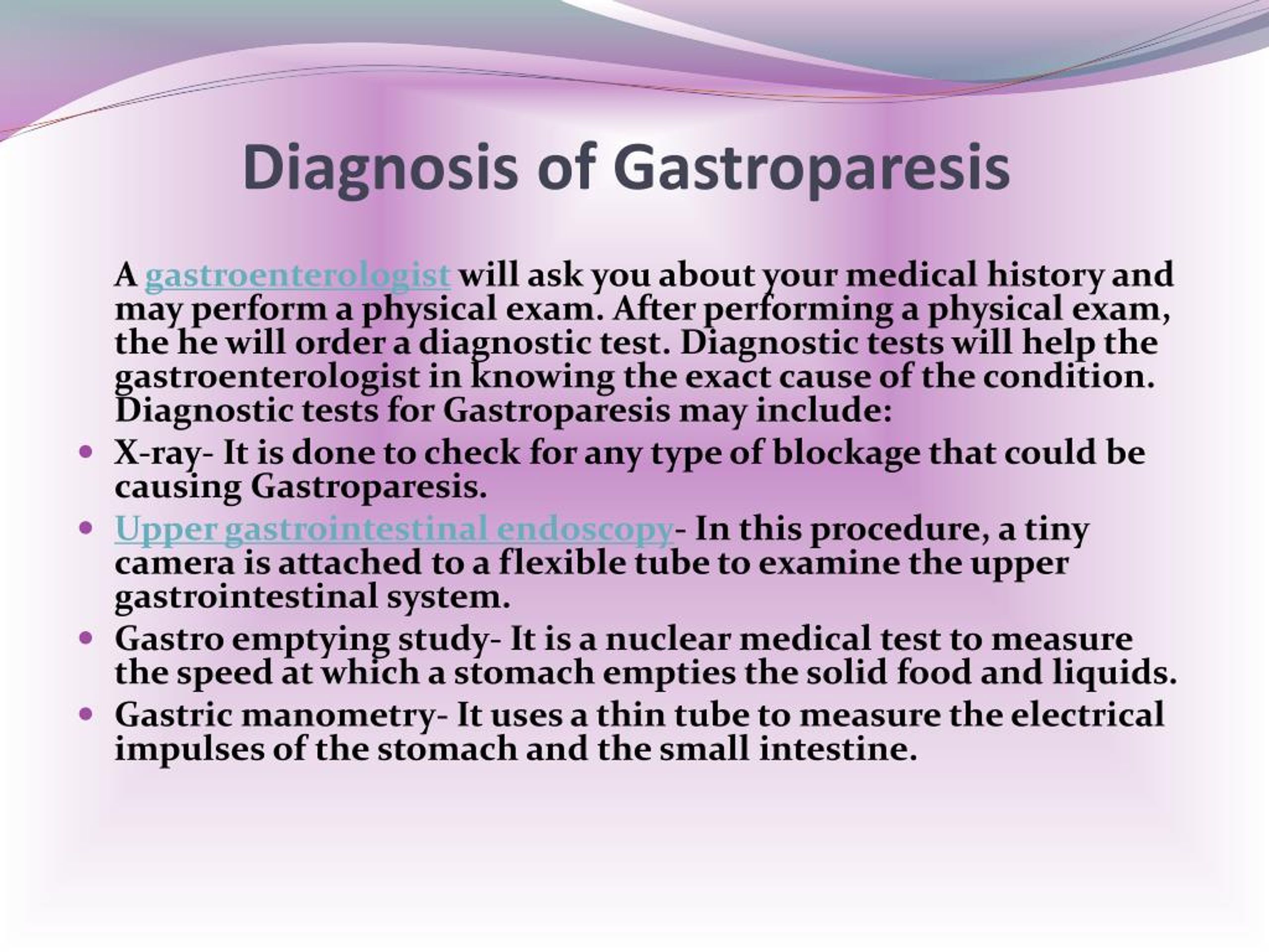 gastroparesis symptoms